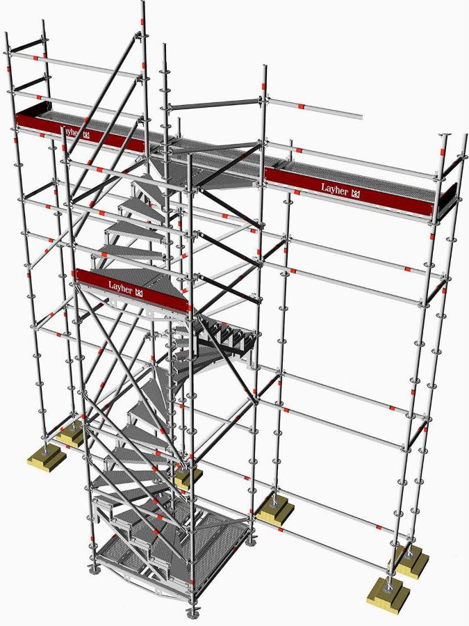 carsat escaliers échafaudage