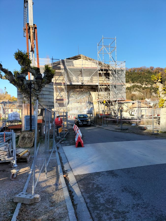 Echafaudage Layher saint martory