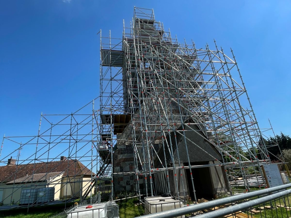 Chantiers église st eugénie Layher France
