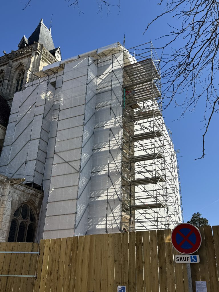 chantiers eglise Evreux Layher