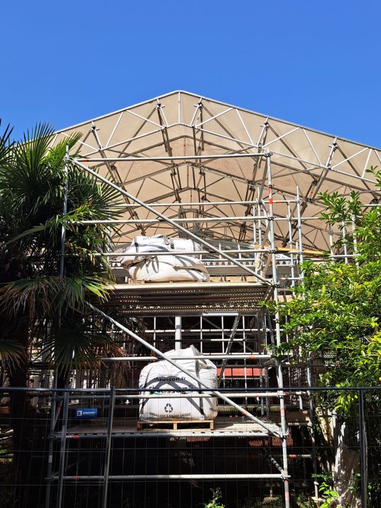 Layher echafaudage Orangerie de tRabes