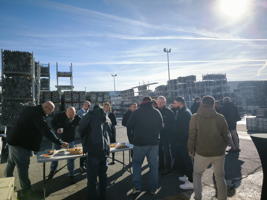 Marché de noel échafaudage Marseille