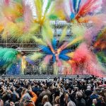 Les échafaudages Layher au cœur un spectacle unique au Centre Pompidou