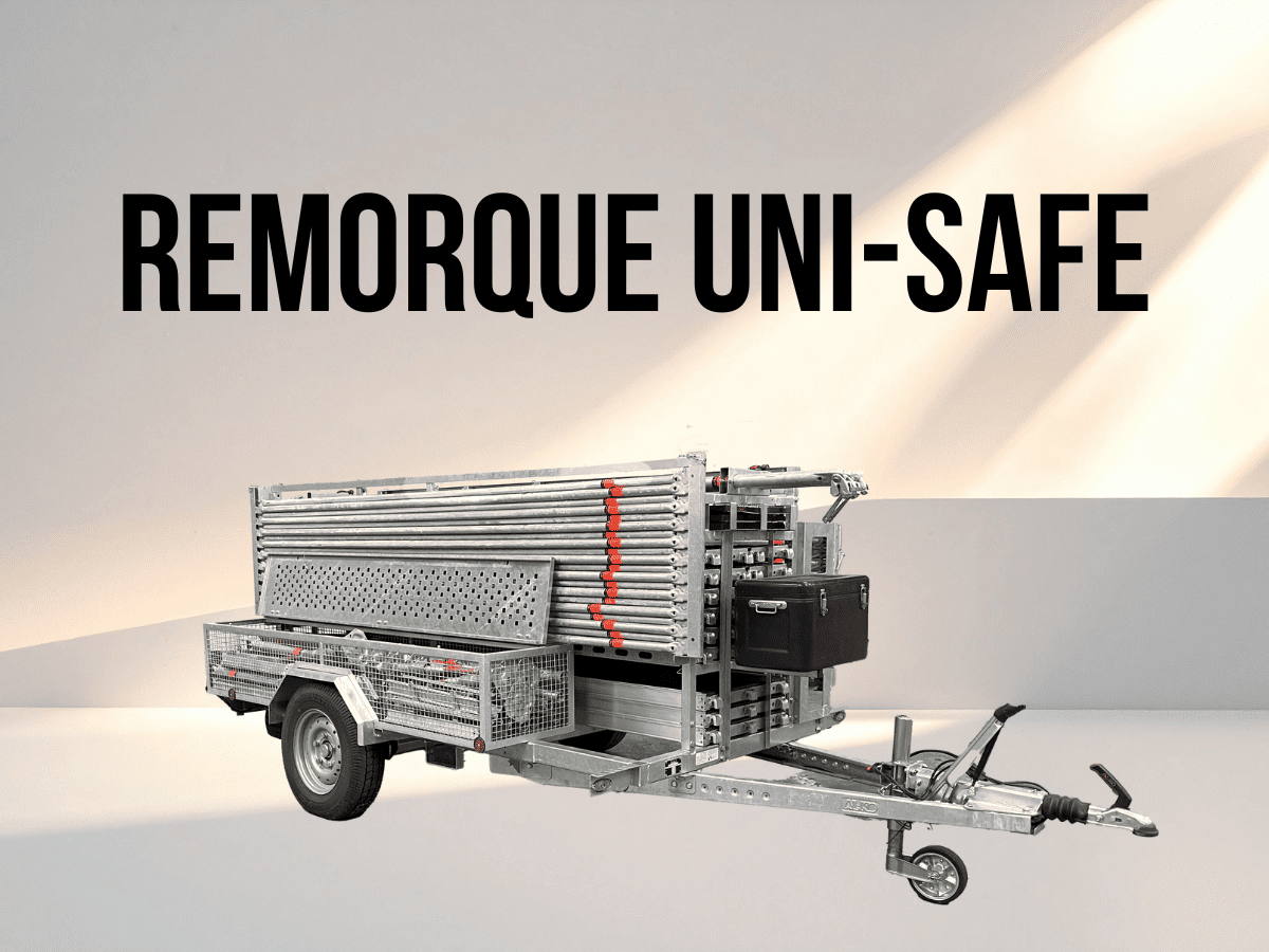 remorque échafaudage