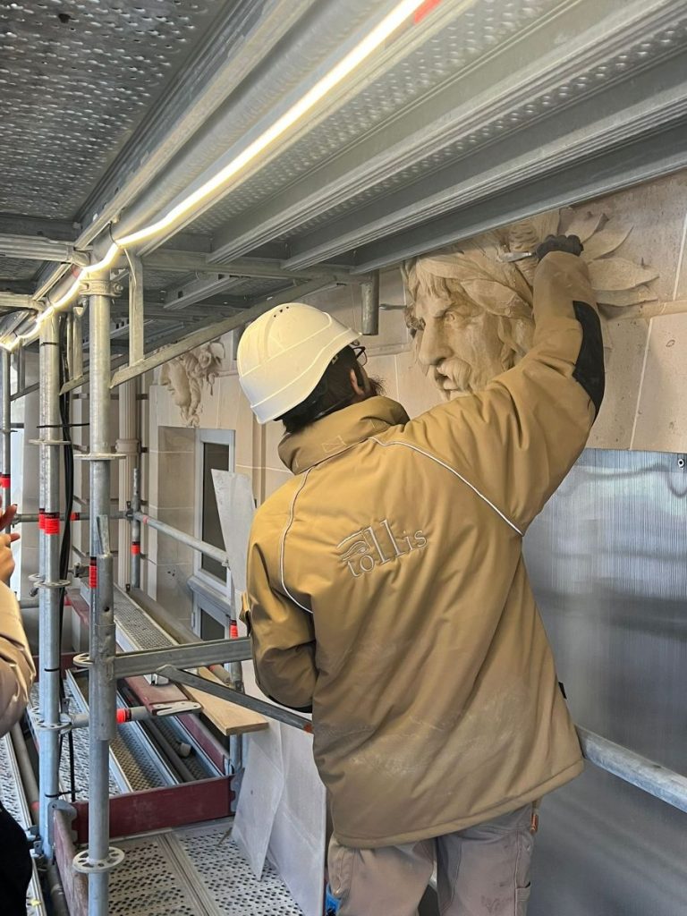 restauration du patrimoine échafaudage