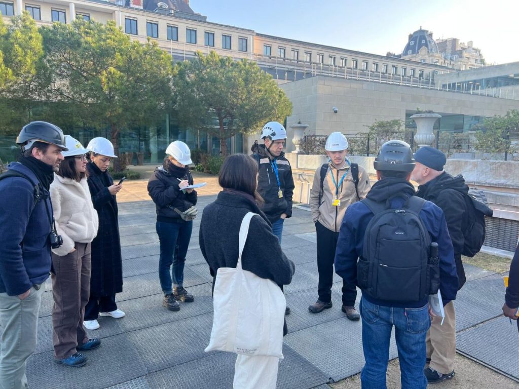 echafaudage layher pour la restauration du patrimoine