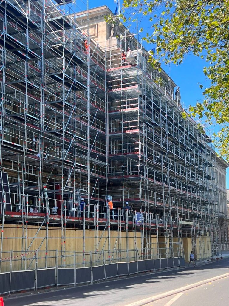 location échafaudage avec montage paris