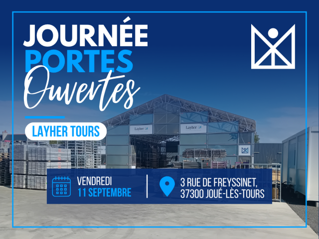 JPO Tours agence Layher échafaudage