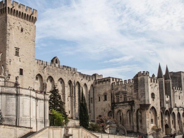 Palais des papes Layher echafaudage