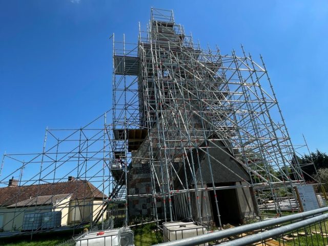 Chantiers église st eugénie Layher France